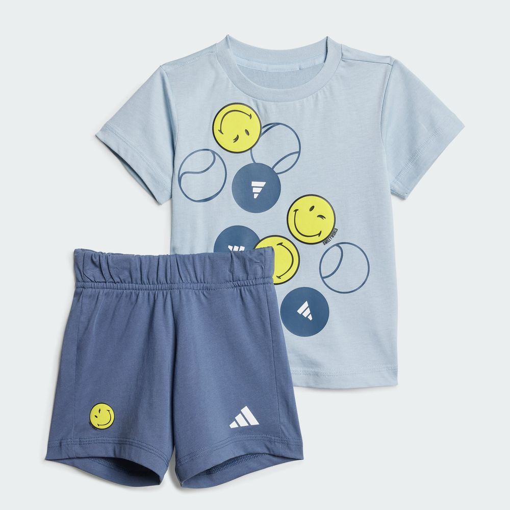 Foto 3 pulgar | Conjunto Adidas Deportivo Azul para Niños