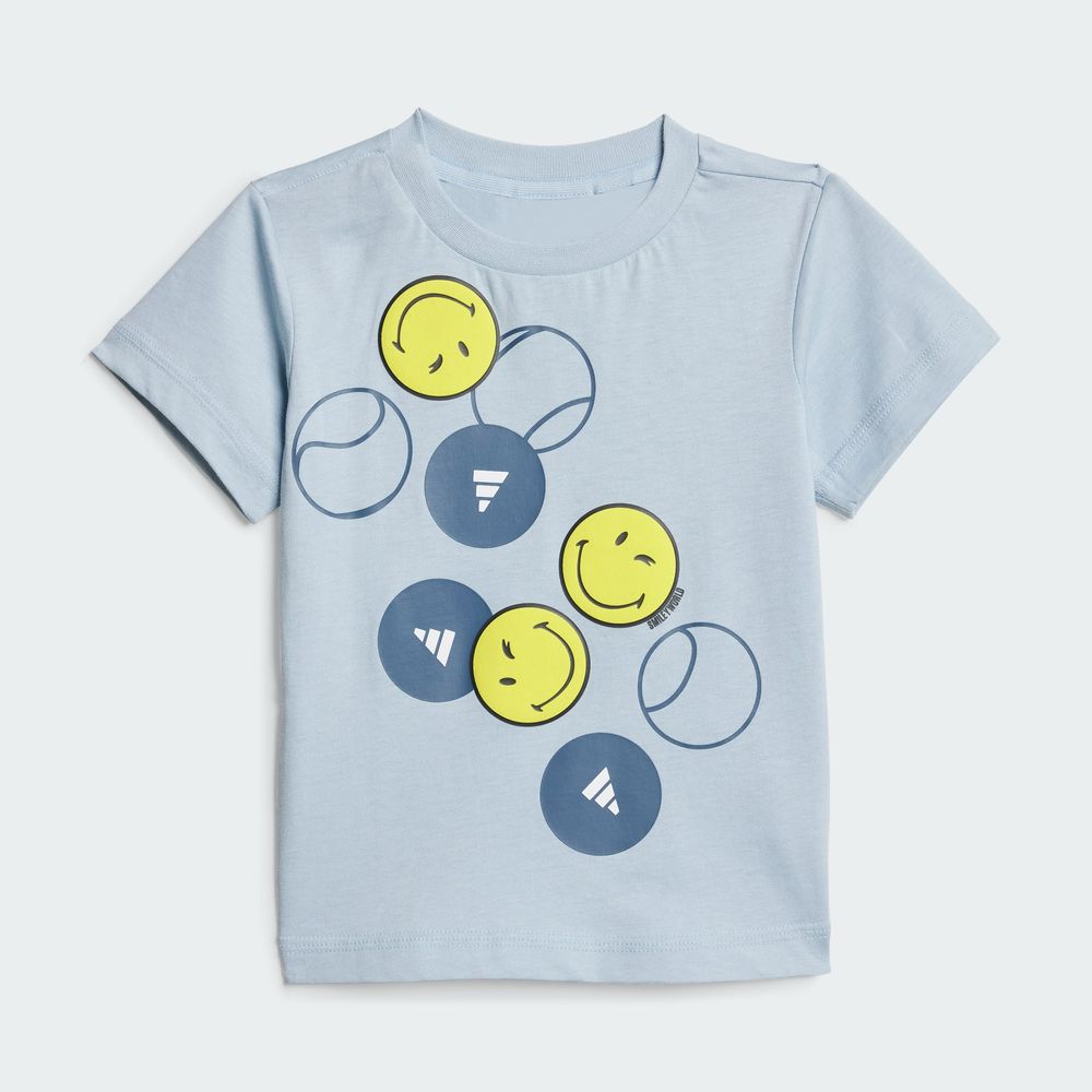 Foto 5 pulgar | Conjunto Adidas Deportivo Azul para Niños
