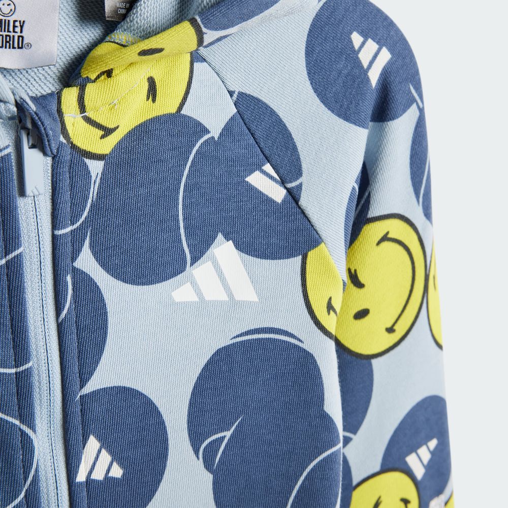Foto 5 | Body Adidas X Smileyworld Niños Adidas Azul Niños