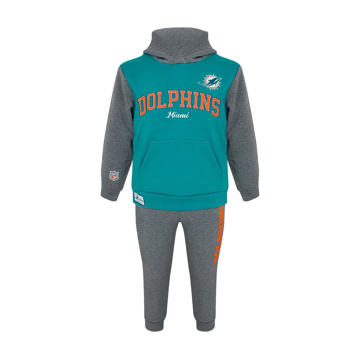 Foto 2 pulgar | Conjunto Nfl  Para Niño Miami Dolphins 100% Original
