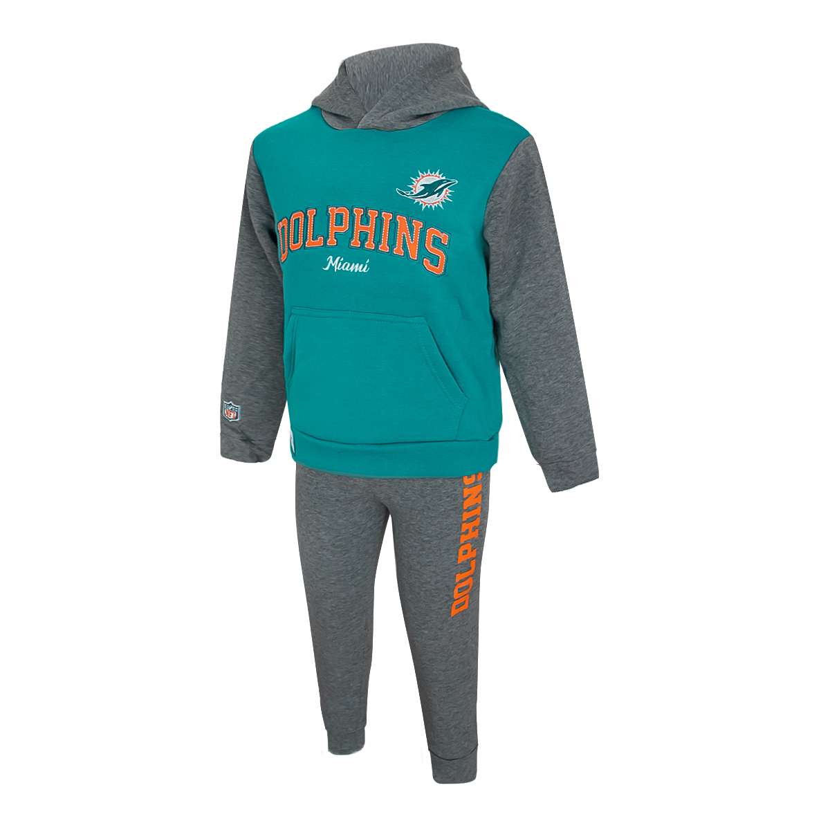 Foto 5 pulgar | Conjunto Nfl  Para Niño Miami Dolphins 100% Original