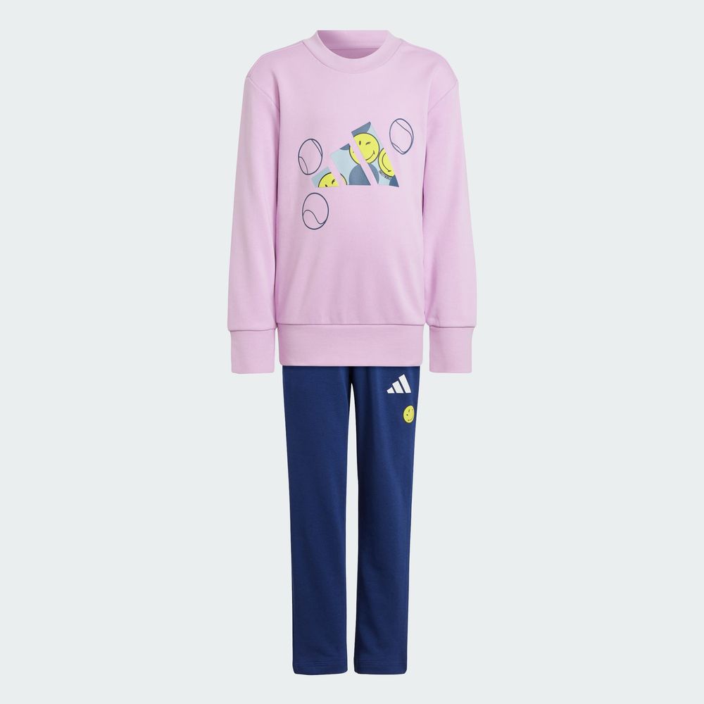 Foto 5 pulgar | Conjunto Joggers Adidas X Smileyworld Niños Adidas Violeta Niños
