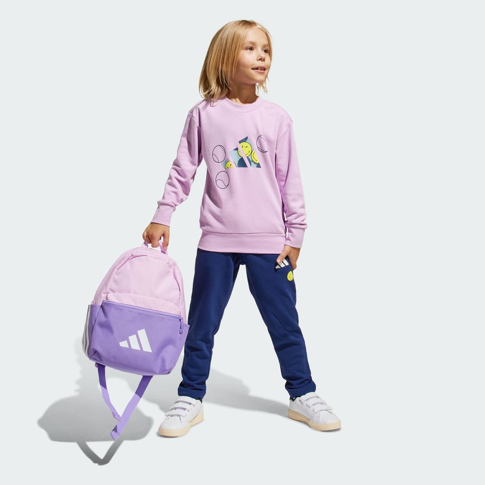 Foto 7 pulgar | Conjunto Joggers Adidas X Smileyworld Niños Adidas Violeta Niños