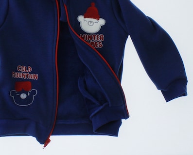 Foto 4 | Conjunto Para Niño Chicos Olé 3321 Azul Marino Cómodo 2 Piezas