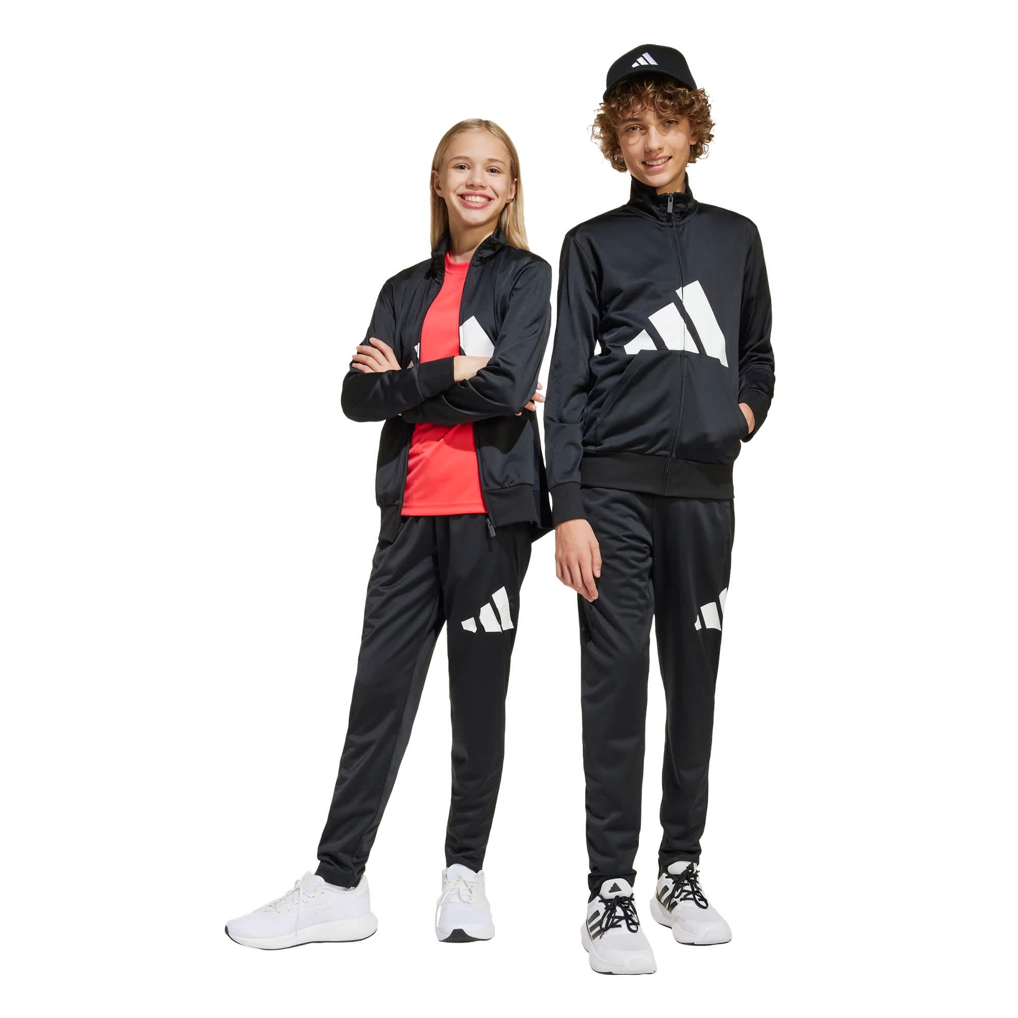Foto 3 | Conjunto Deportivo Essentials Climacool Kids Adidas Negro Niños