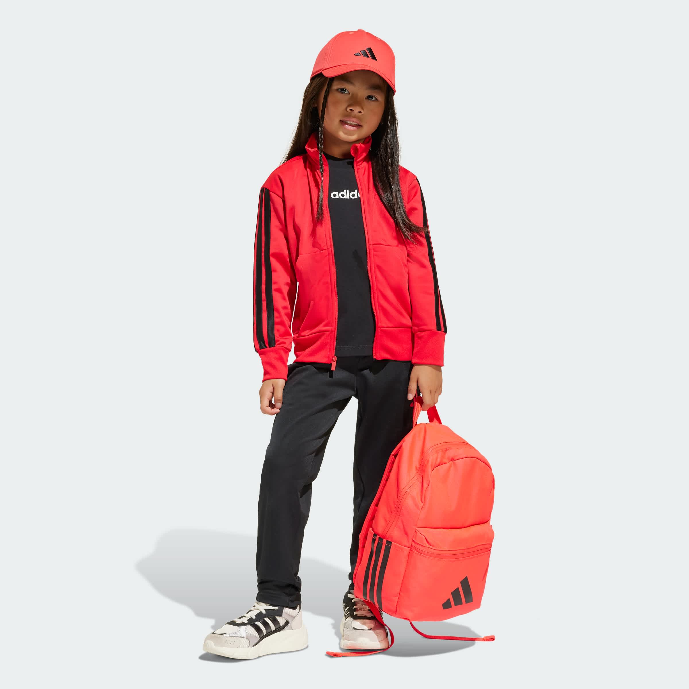 Foto 6 pulgar | Conjunto Deportivo Essentials Climacool Para Niños Adidas Rojo Niños