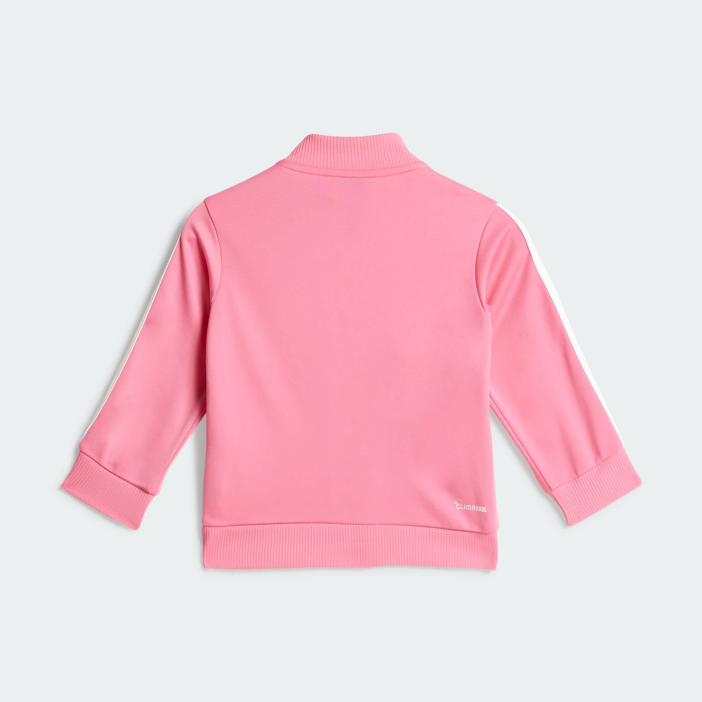 Foto 6 pulgar | Conjunto Deportivo Seasonal Essentials Tiberio 3 Franjas Tricot Kids Adidas Rosa Niños
