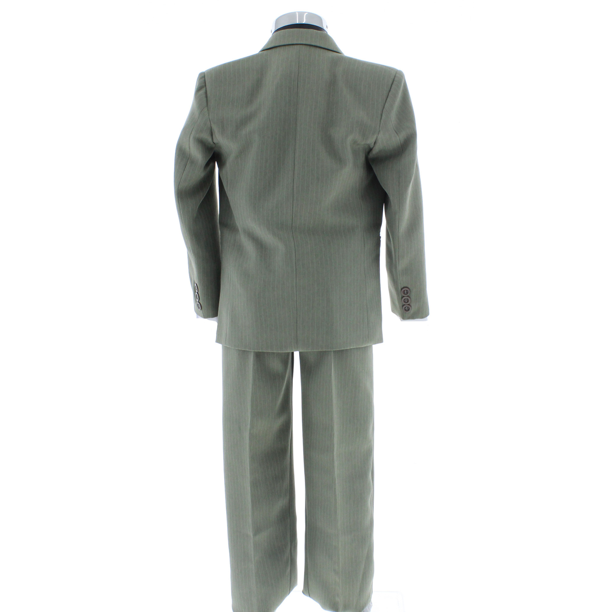 Foto 3 pulgar | Traje Para Niño Chicos Olé 2900 Verde Olivo Rayado