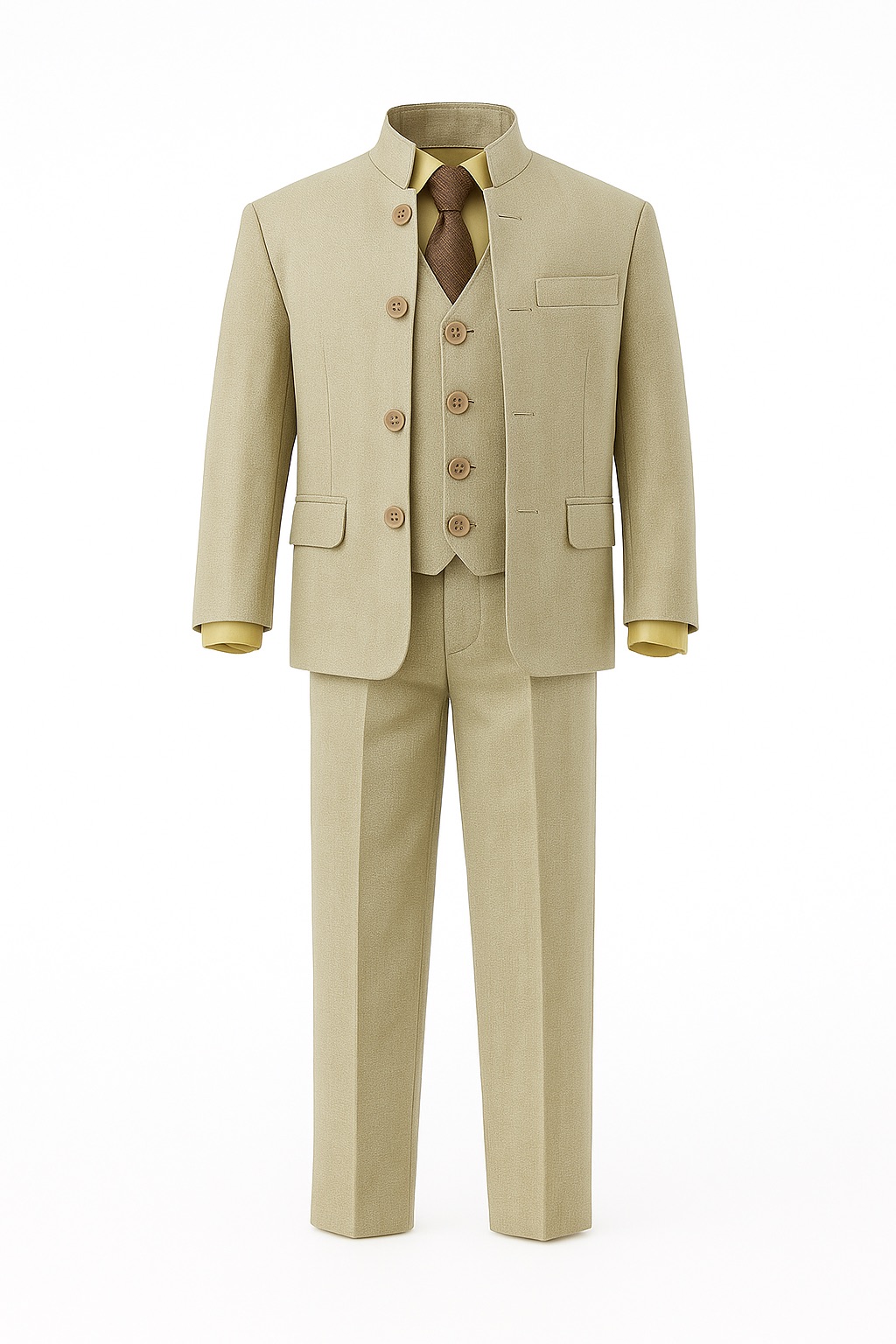 Foto 2 pulgar | Traje Para Niño Chicos Olé 2903 Beige Elegante