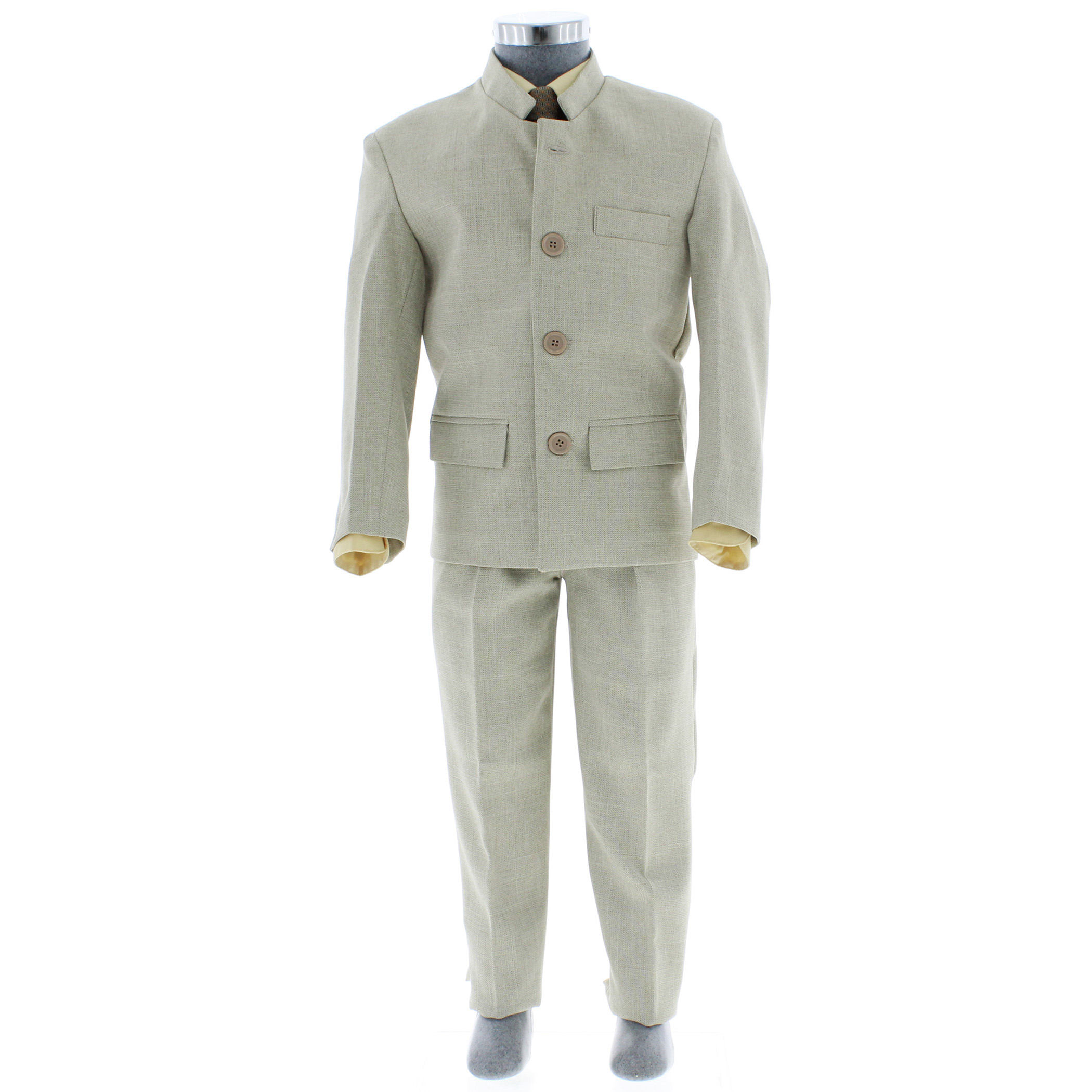 Foto 4 pulgar | Traje Para Niño Chicos Olé 2903 Beige Elegante