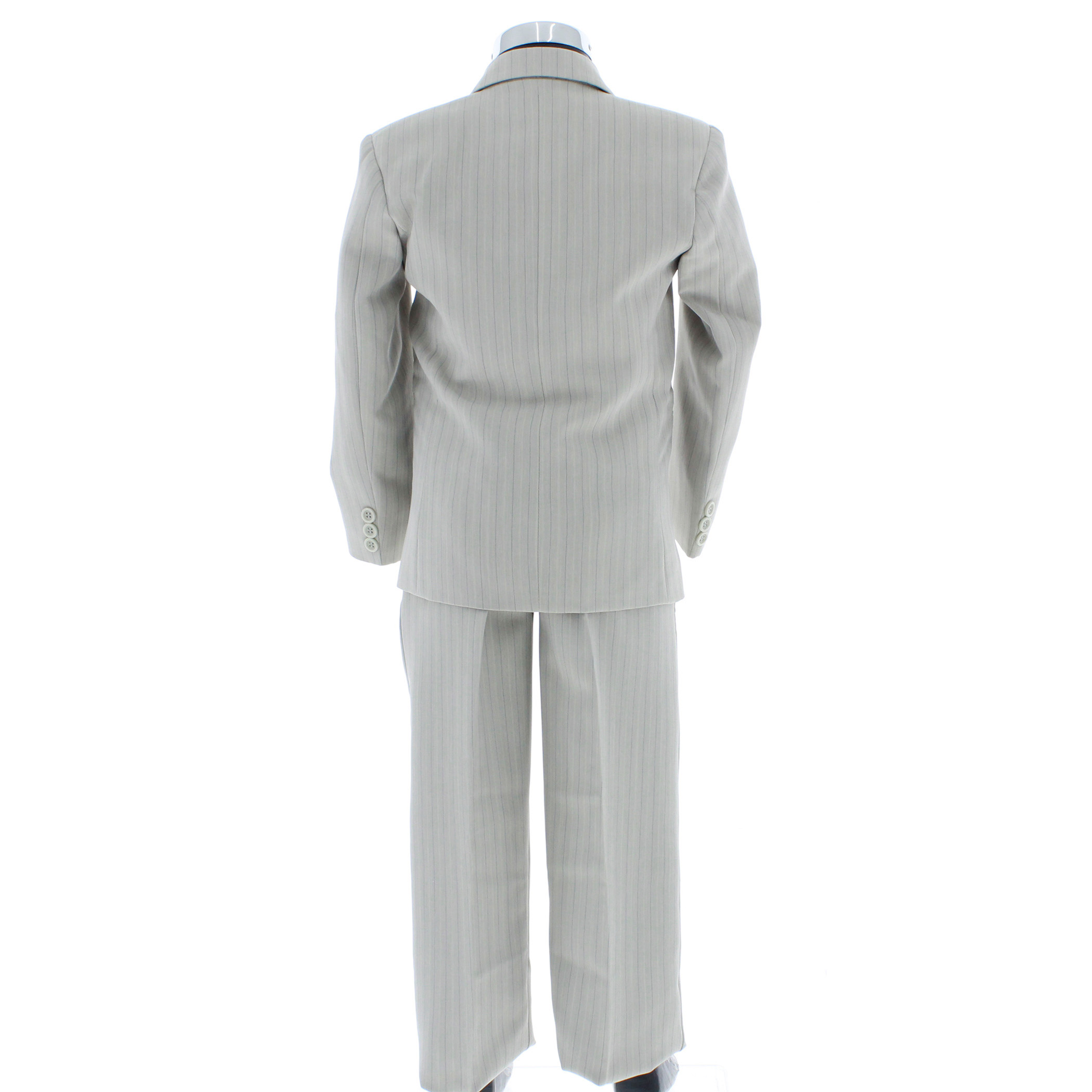 Foto 3 pulgar | Traje Para Niño Chicos Olé 2892 Beige Claro Rayas Finas