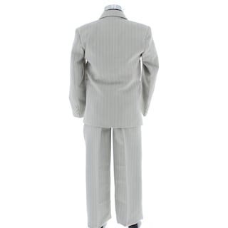 Foto 2 | Traje Para Niño Chicos Olé 2892 Beige Claro Rayas Finas