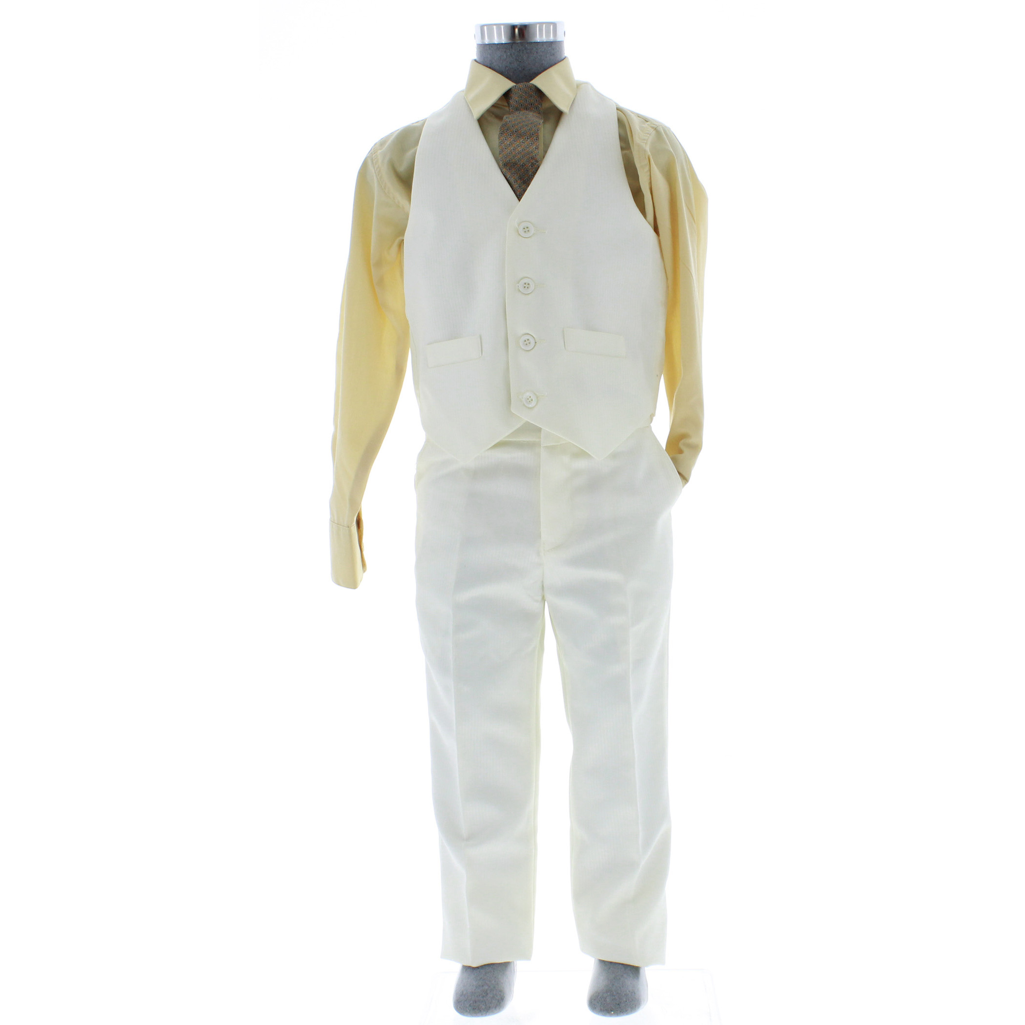 Foto 4 pulgar | Traje Para Niño Chicos Olé 2924 Marfil Elegante