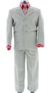 Foto 2 | Traje Para Niño Chicos Olé 2899 Beige Formal