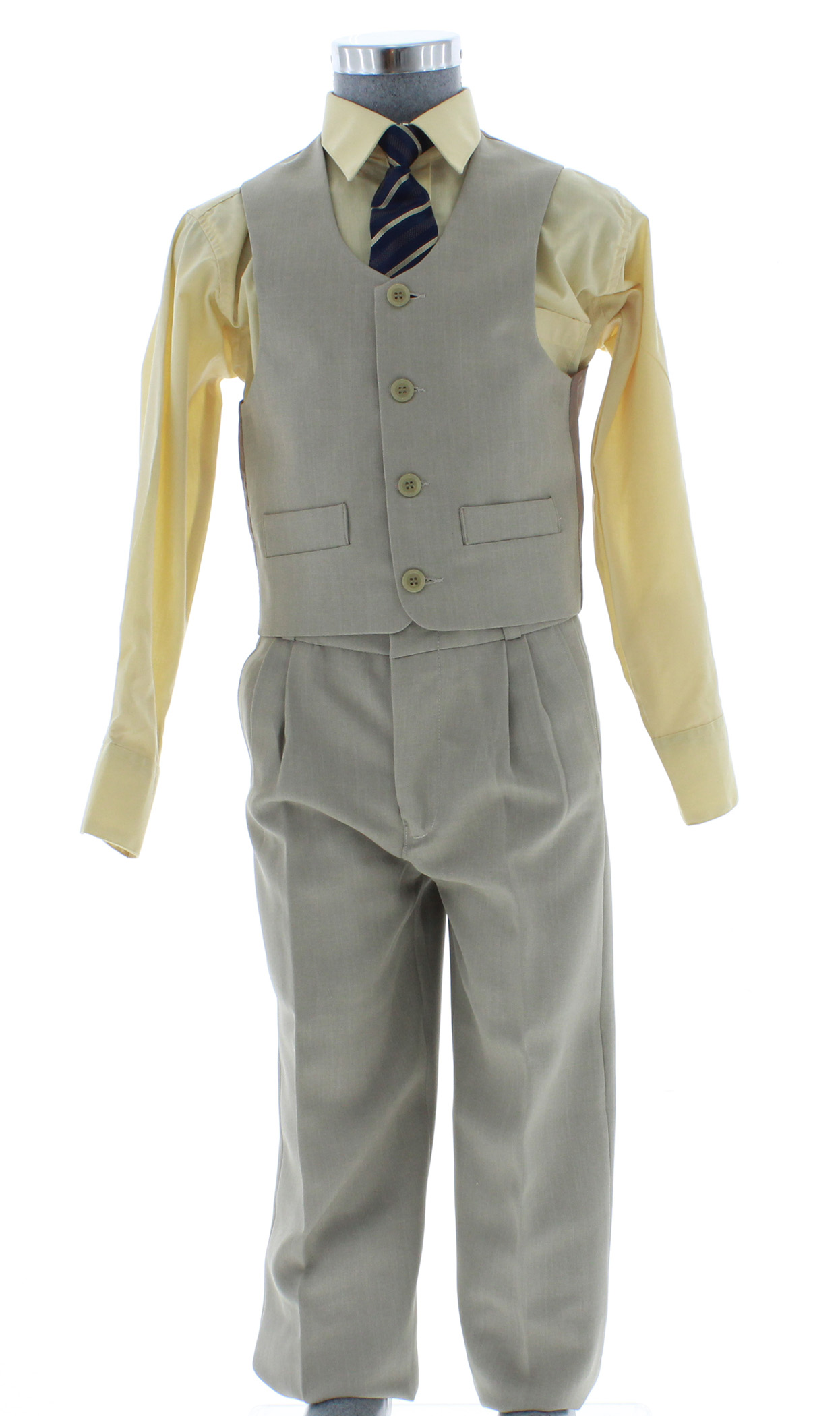 Foto 3 pulgar | Traje para Niño Chicos Olé 2896 Beige Formal
