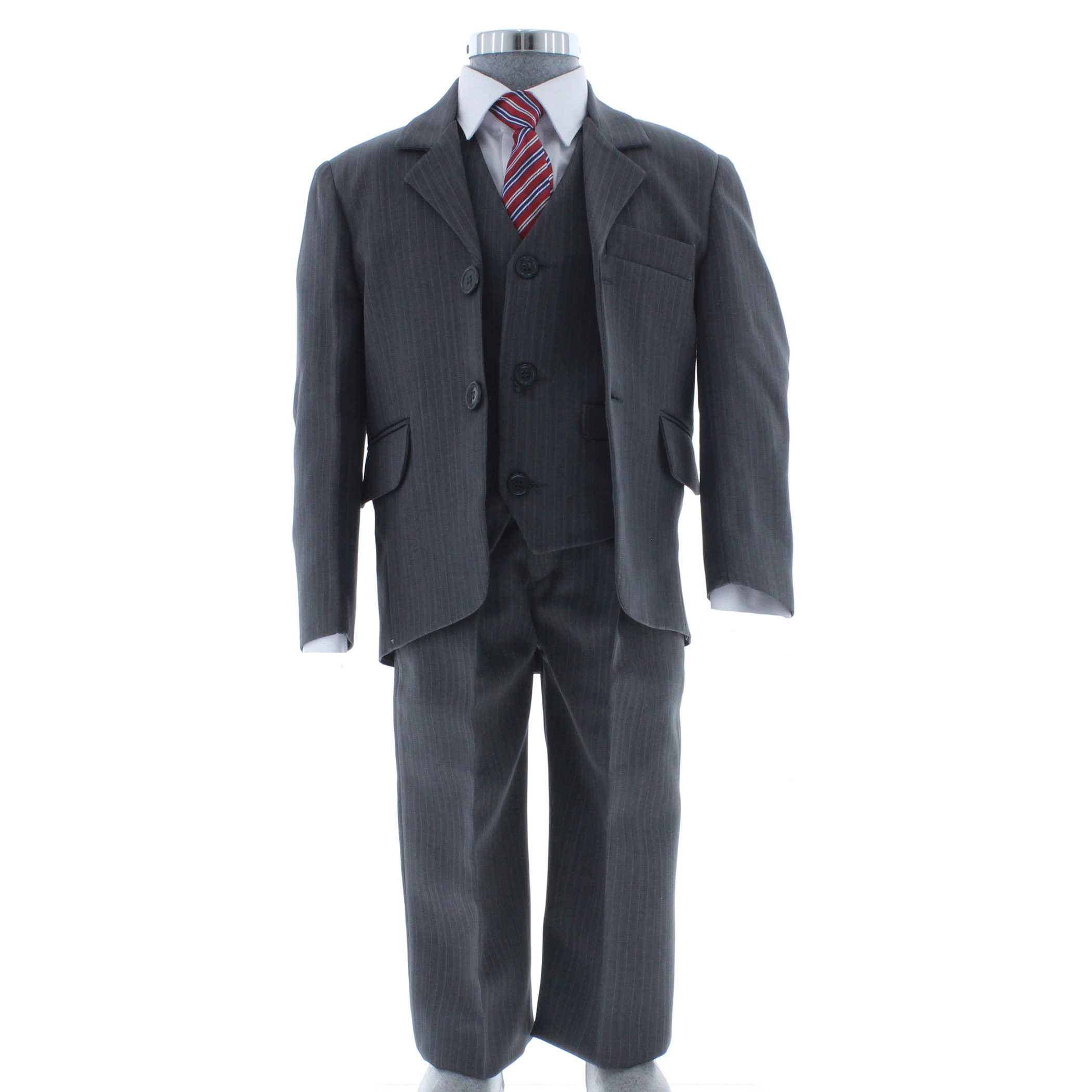 Foto 4 pulgar | Traje Para Niño Chicos Olé 2894 Gris Formal