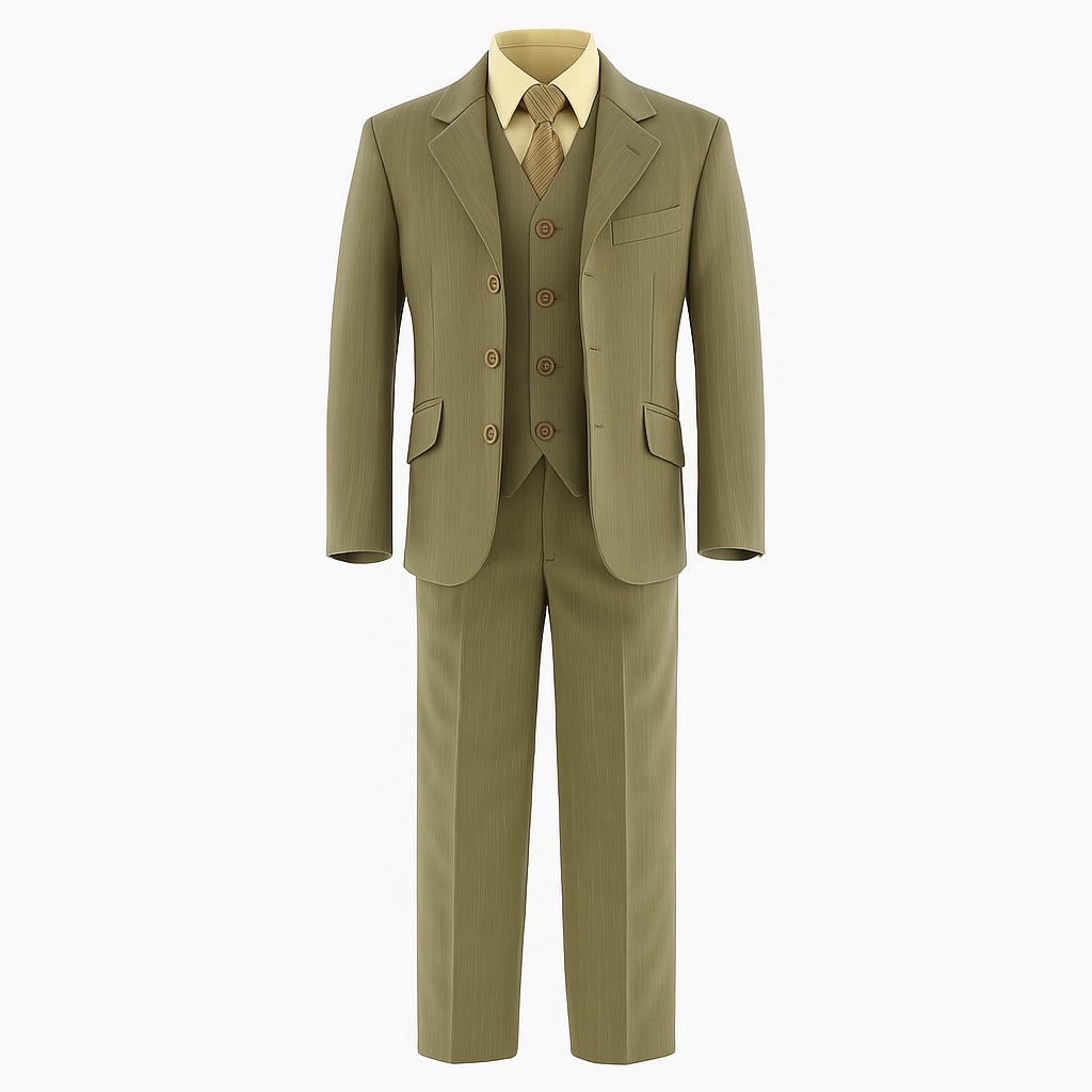 Foto 1 | Traje Para Niño Chicos Olé 2901 Verde Formal