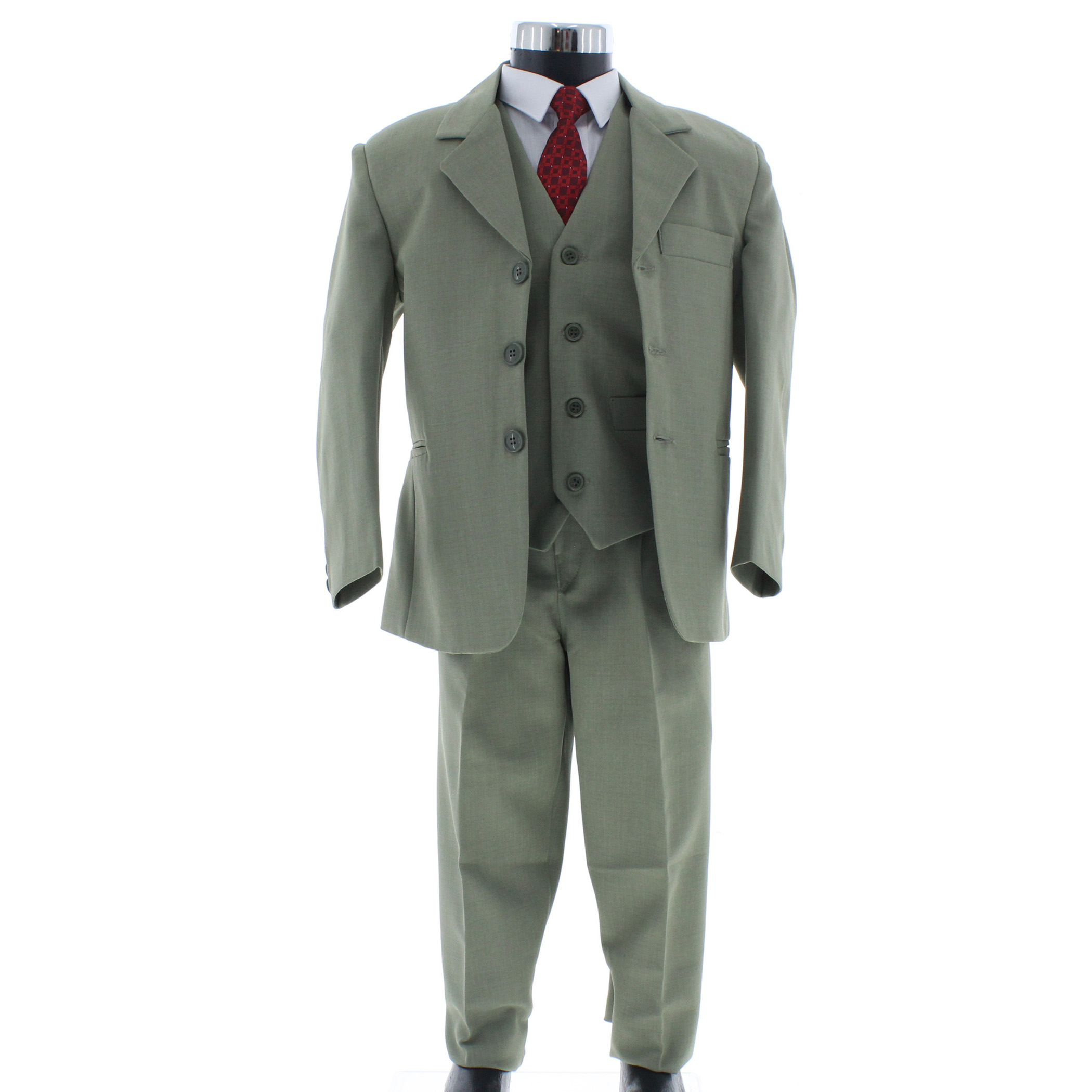 Foto 4 pulgar | Traje Para Niño Chicos Olé 2893 Verde Formal