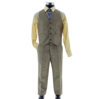Foto 4 | Traje Para Niño Chicos Olé 2913 Café Formal