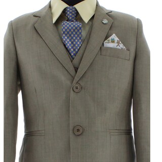 Foto 7 | Traje Para Niño Chicos Olé 2913 Café Formal