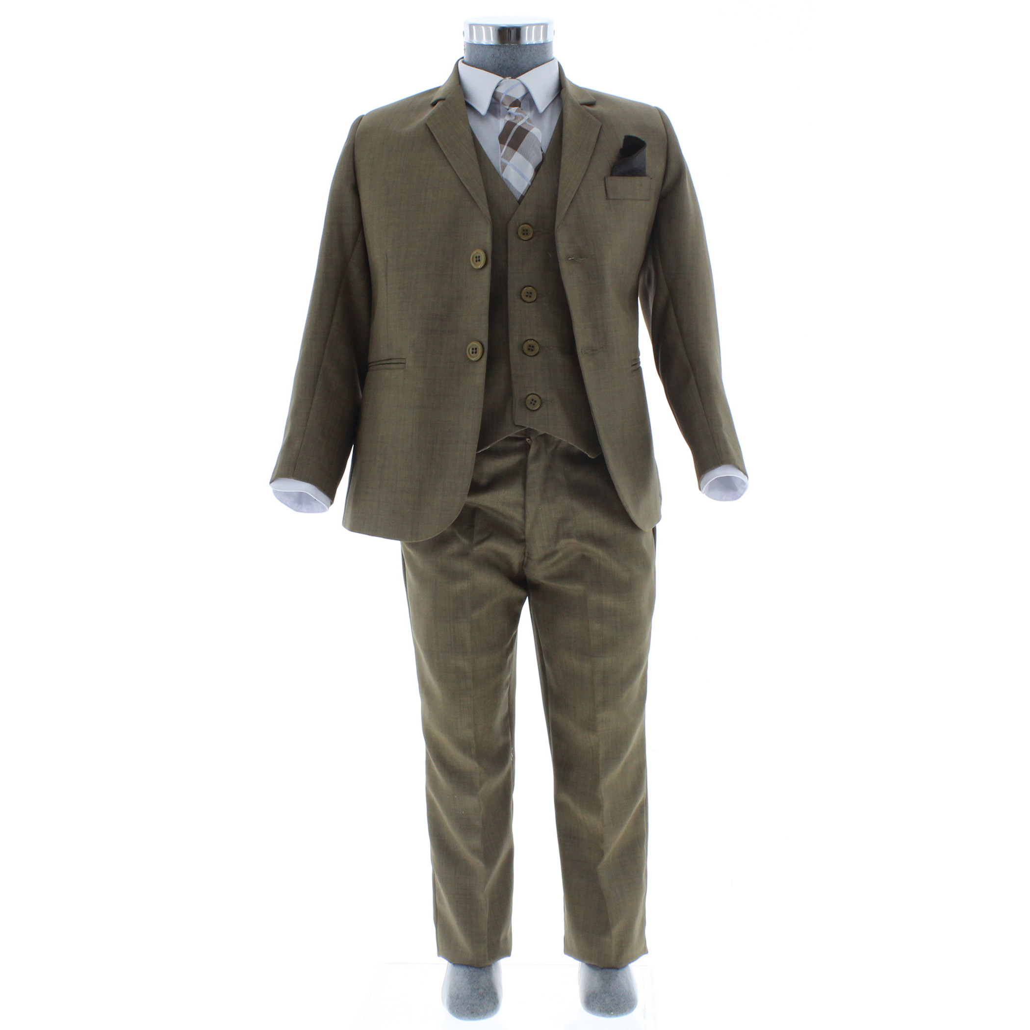 Foto 1 | Traje Para Niño Chicos Olé 2919 Café Formal