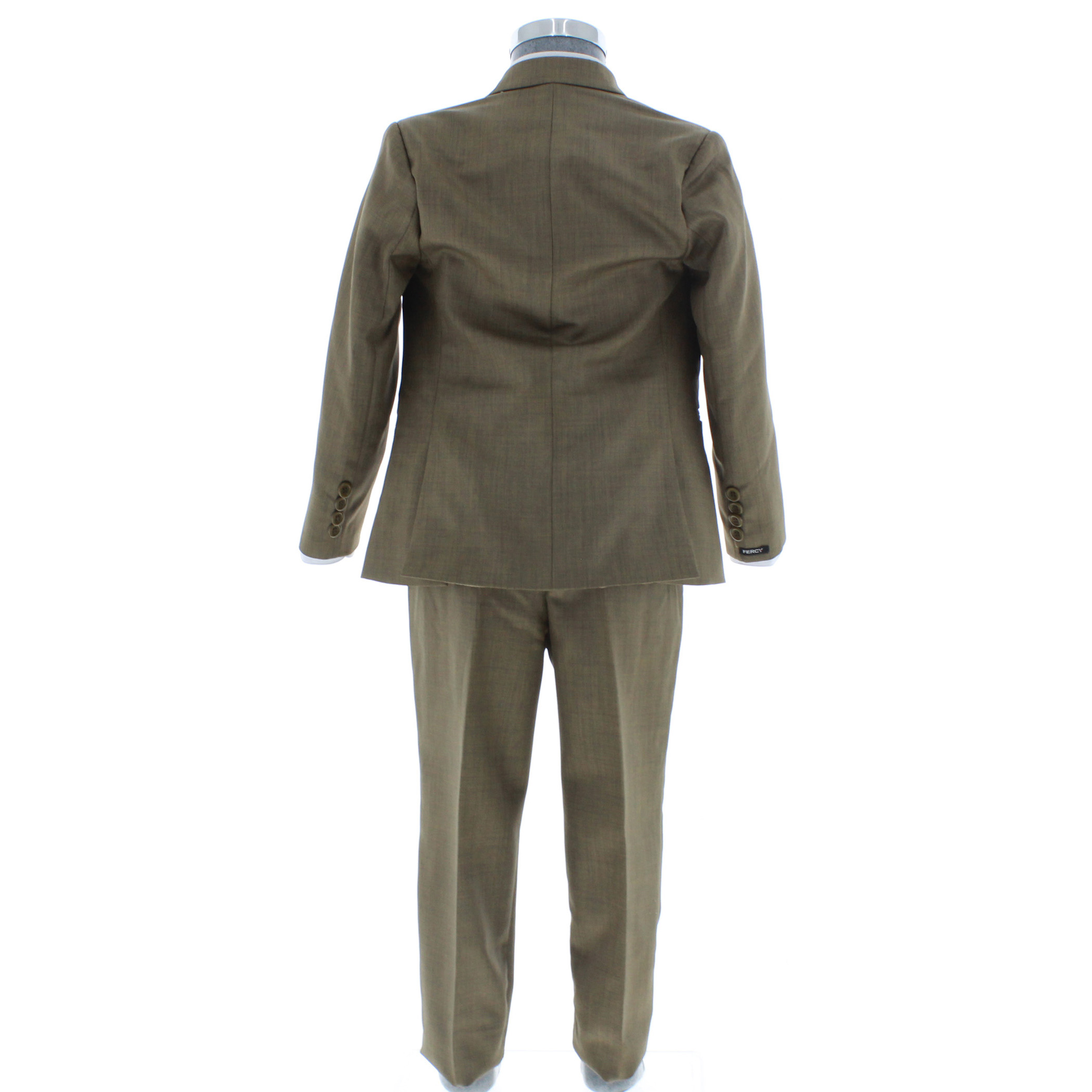 Foto 4 pulgar | Traje Para Niño Chicos Olé 2919 Café Formal