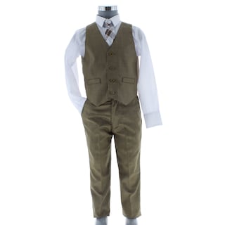 Foto 4 | Traje Para Niño Chicos Olé 2919 Café Formal