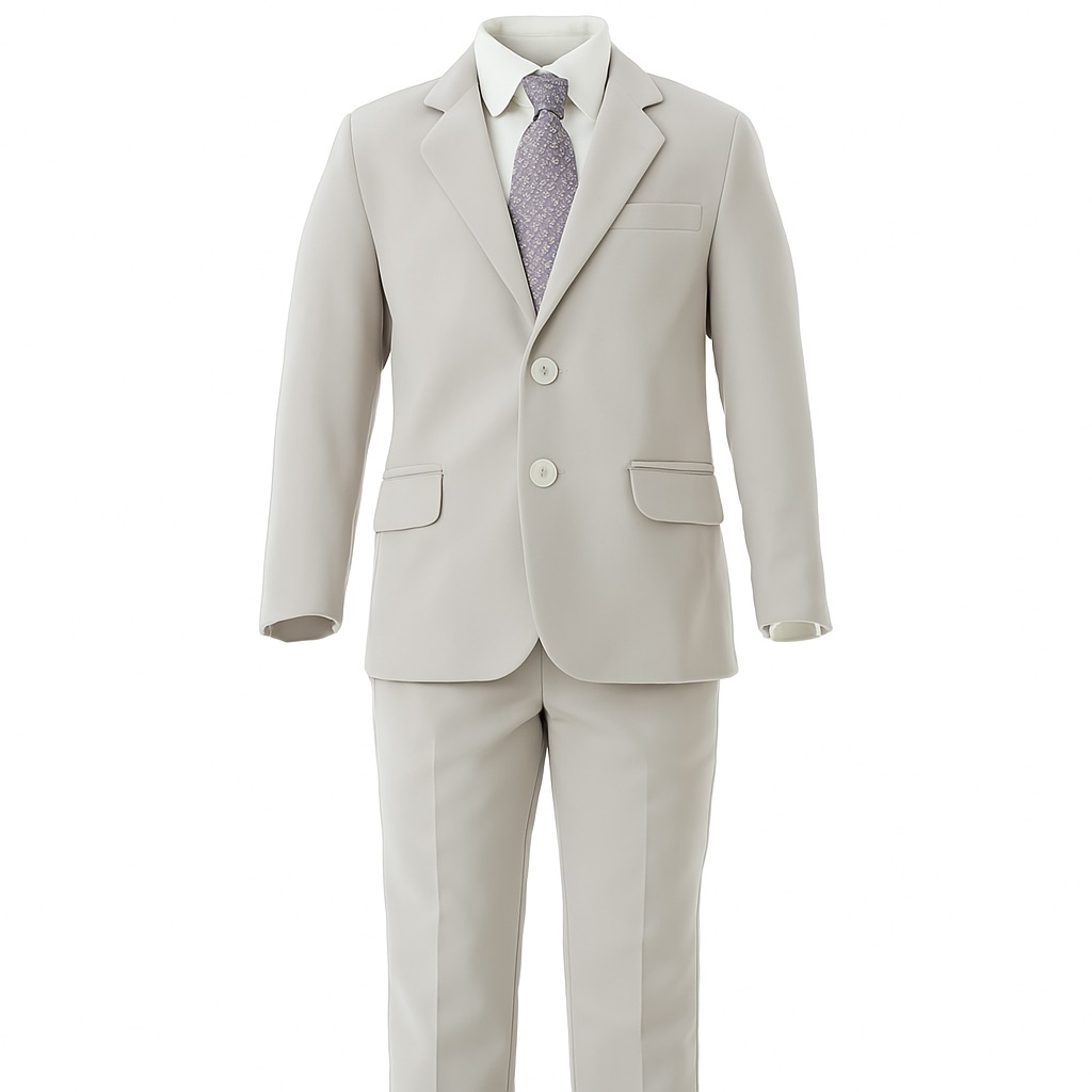Foto 2 pulgar | Traje Para Niño Chicos Olé 3832 Beige Formal