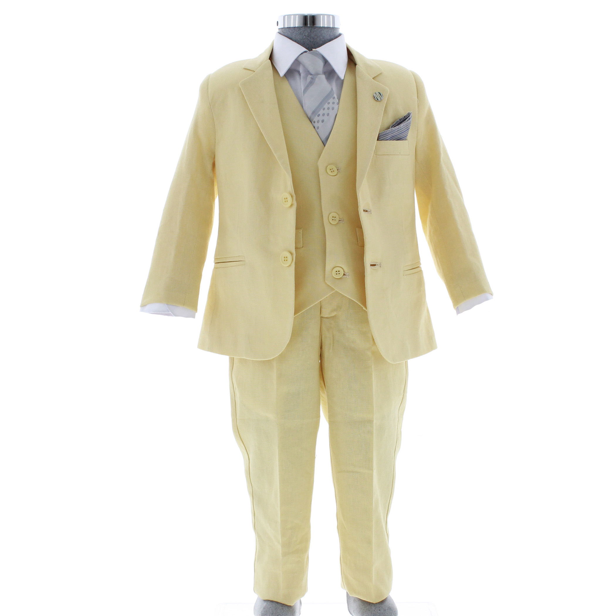 Foto 2 pulgar | Traje Para Niño Chicos Olé 2914 Amarillo Formal