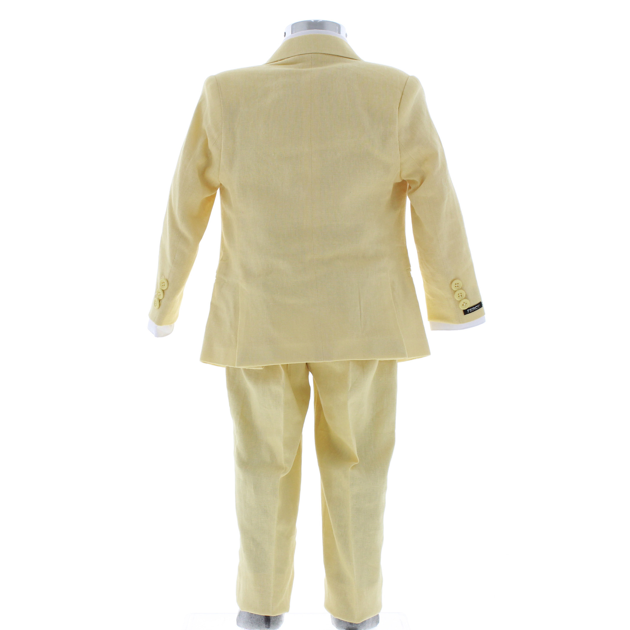 Foto 3 pulgar | Traje Para Niño Chicos Olé 2914 Amarillo Formal