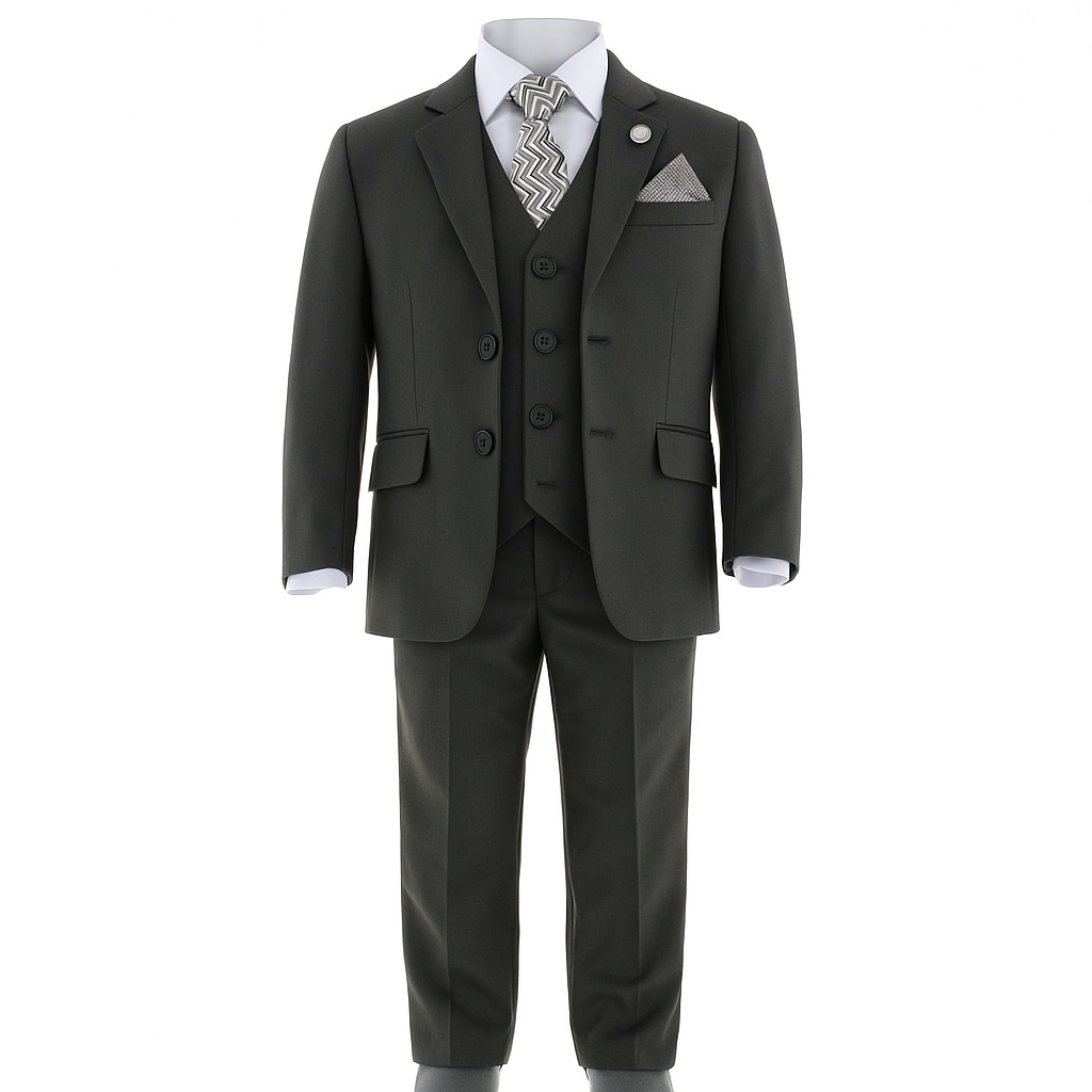 Foto 1 | Traje Para Niño Chicos Olé 2384 Gris Formal