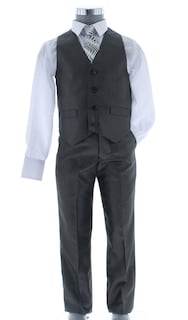 Foto 4 | Traje Para Niño Chicos Olé 2384 Gris Formal