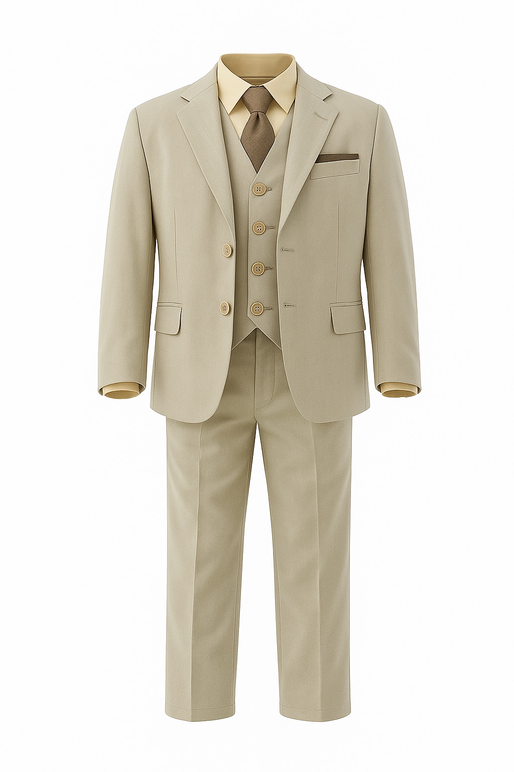Foto 1 | Traje Para Niño Chicos Olé 2925 Beige Formal