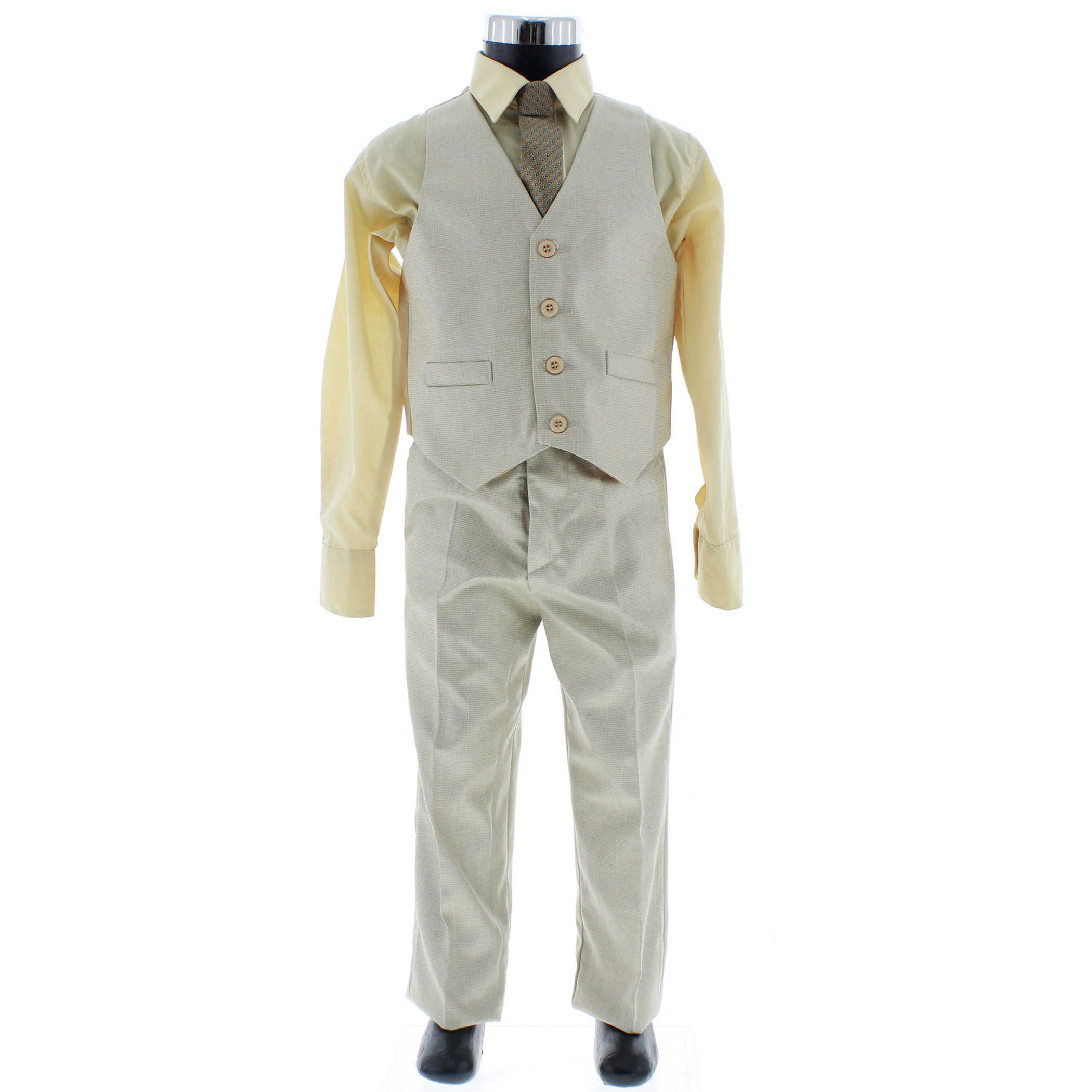 Foto 5 pulgar | Traje Para Niño Chicos Olé 2925 Beige Formal