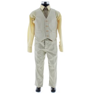 Foto 4 | Traje Para Niño Chicos Olé 2925 Beige Formal