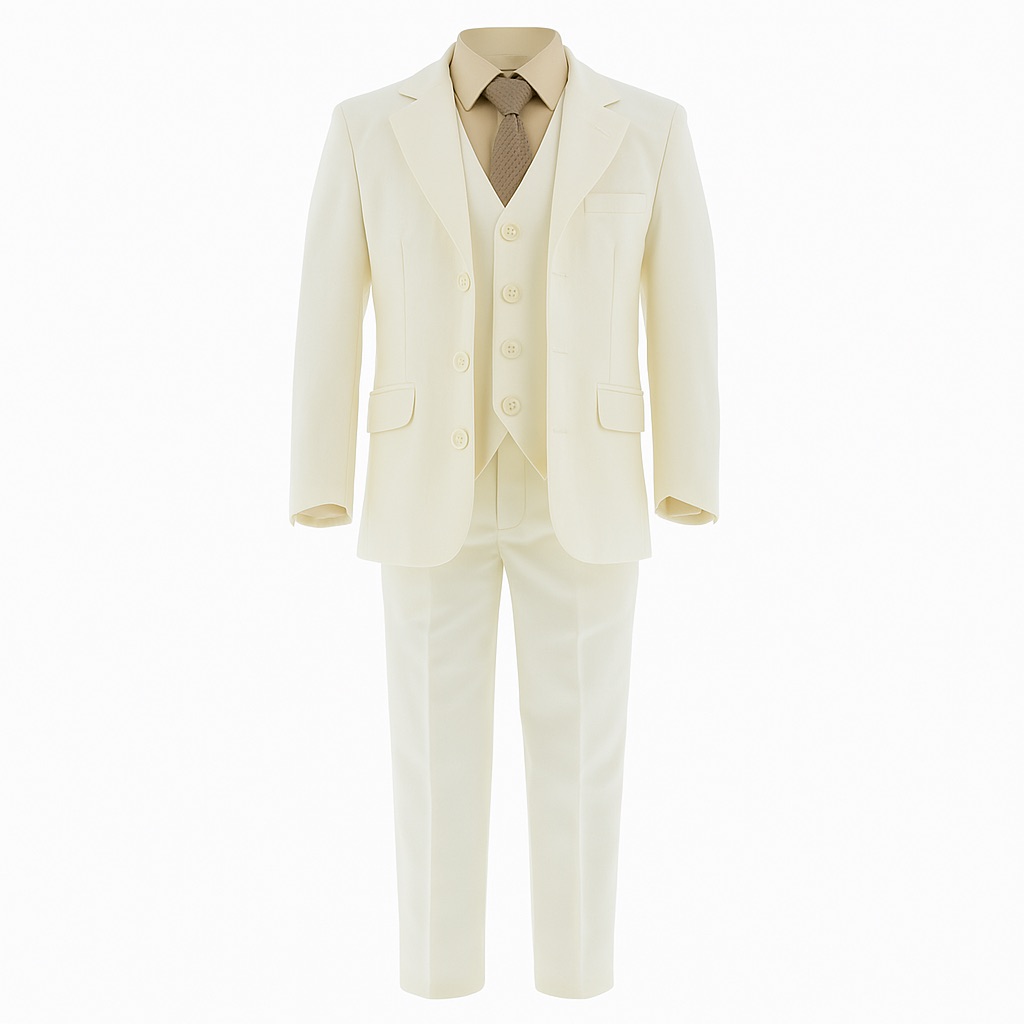 Foto 1 | Traje Para Niño Chicos Olé 2379 Blanco Formal
