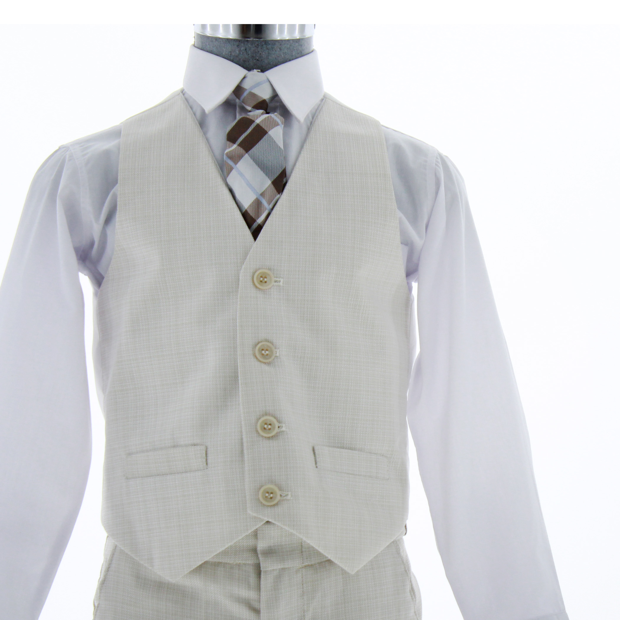 Foto 6 pulgar | Traje Para Niño Chicos Olé 3558 Beige Formal
