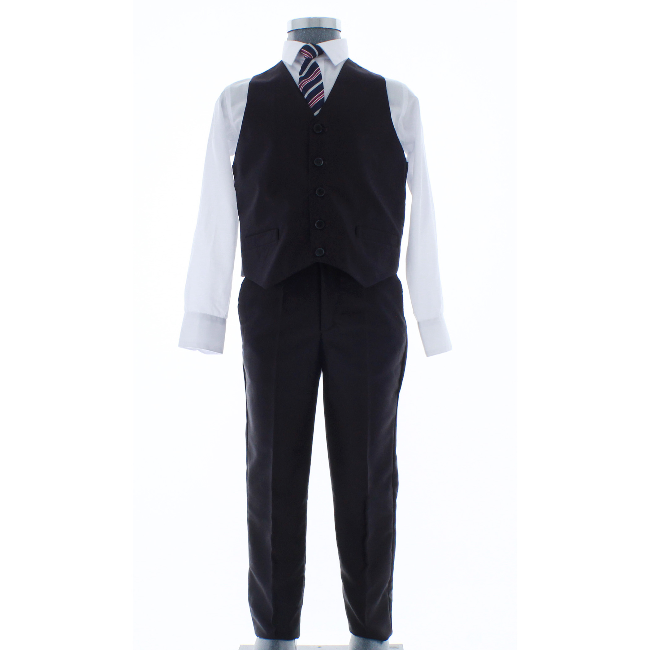 Foto 5 pulgar | Traje Para Niño Chicos Olé 2386 Vino Formal
