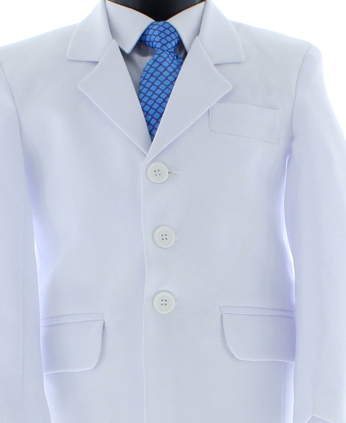 Foto 7 | Traje Para Niño Chicos Olé 2377 Blanco Formal