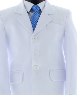 Foto 7 | Traje Para Niño Chicos Olé 2377 Blanco Formal