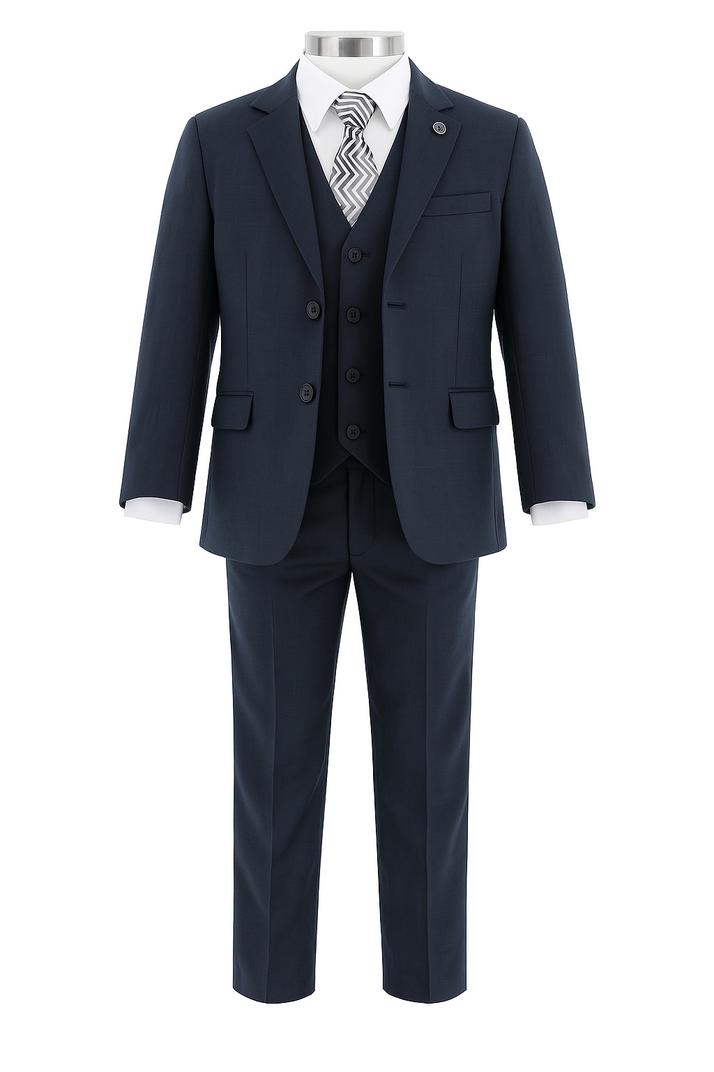 Foto 2 pulgar | Traje Para Niño Chicos Olé 2937 Azul Formal