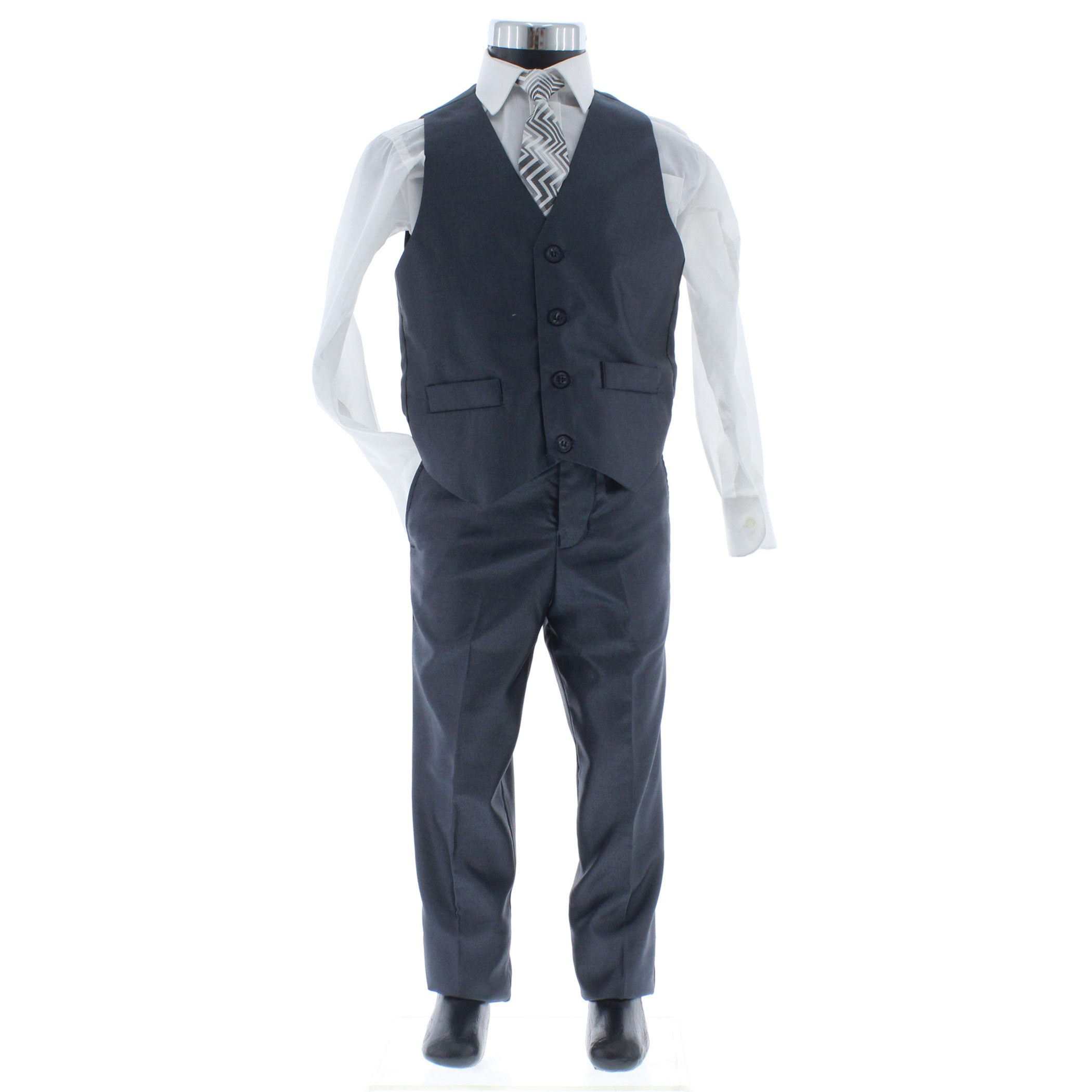 Foto 4 pulgar | Traje Para Niño Chicos Olé 2937 Azul Formal