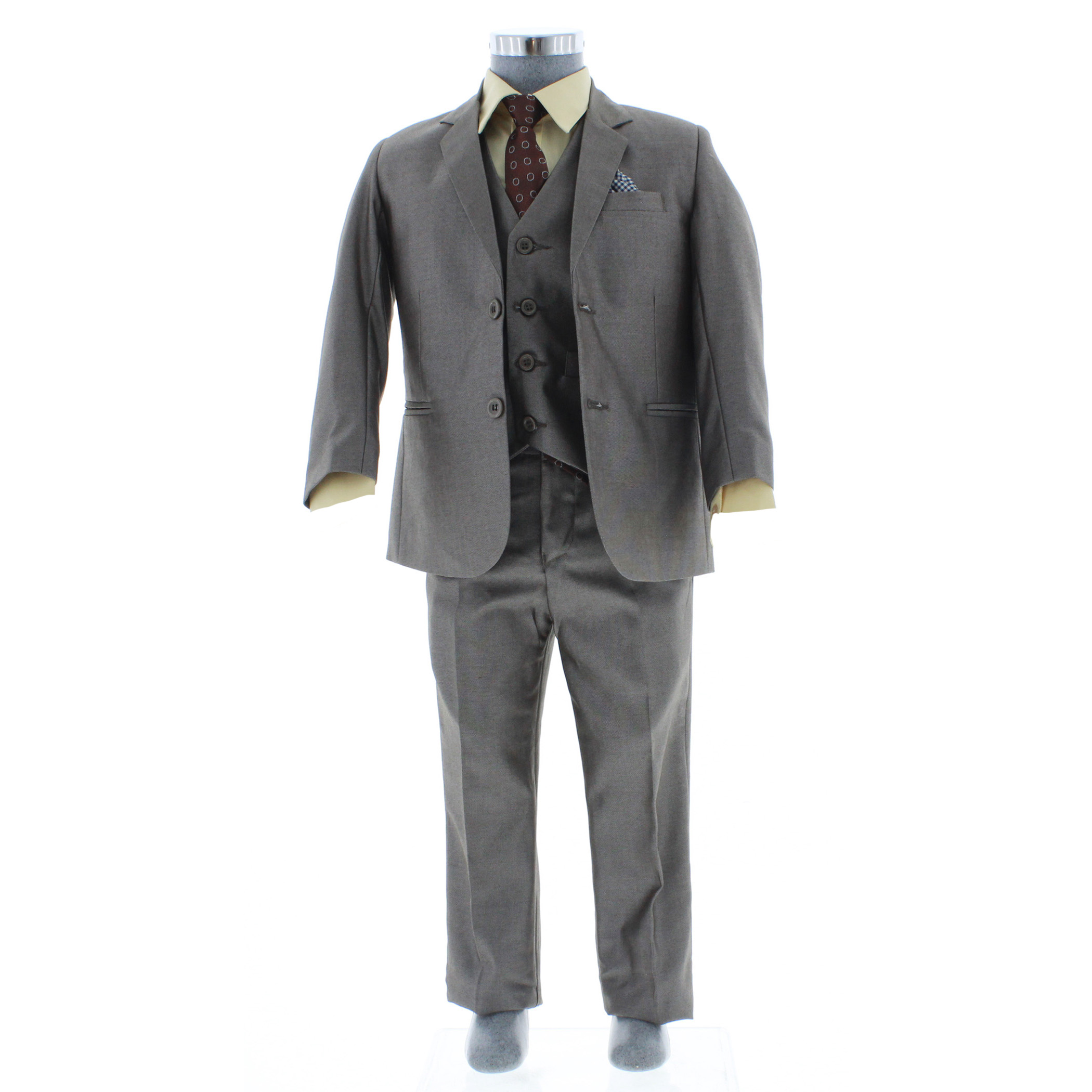 Foto 2 | Traje Para Niño Chicos Olé 2926 Café Formal