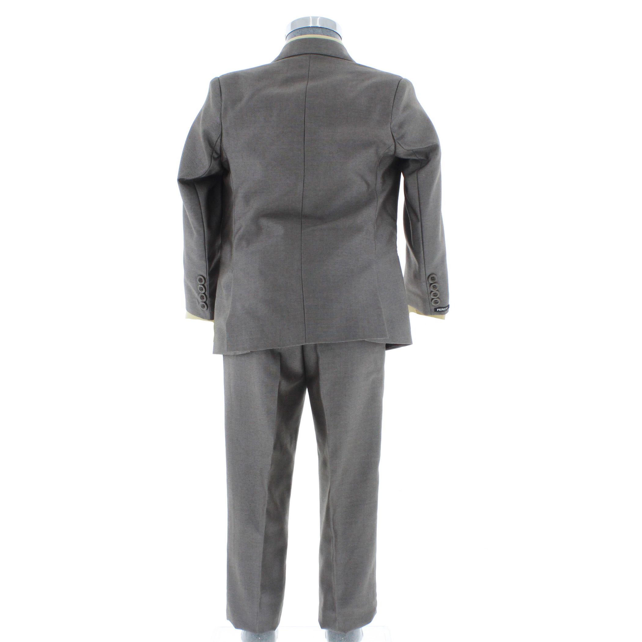 Foto 4 pulgar | Traje Para Niño Chicos Olé 2926 Café Formal