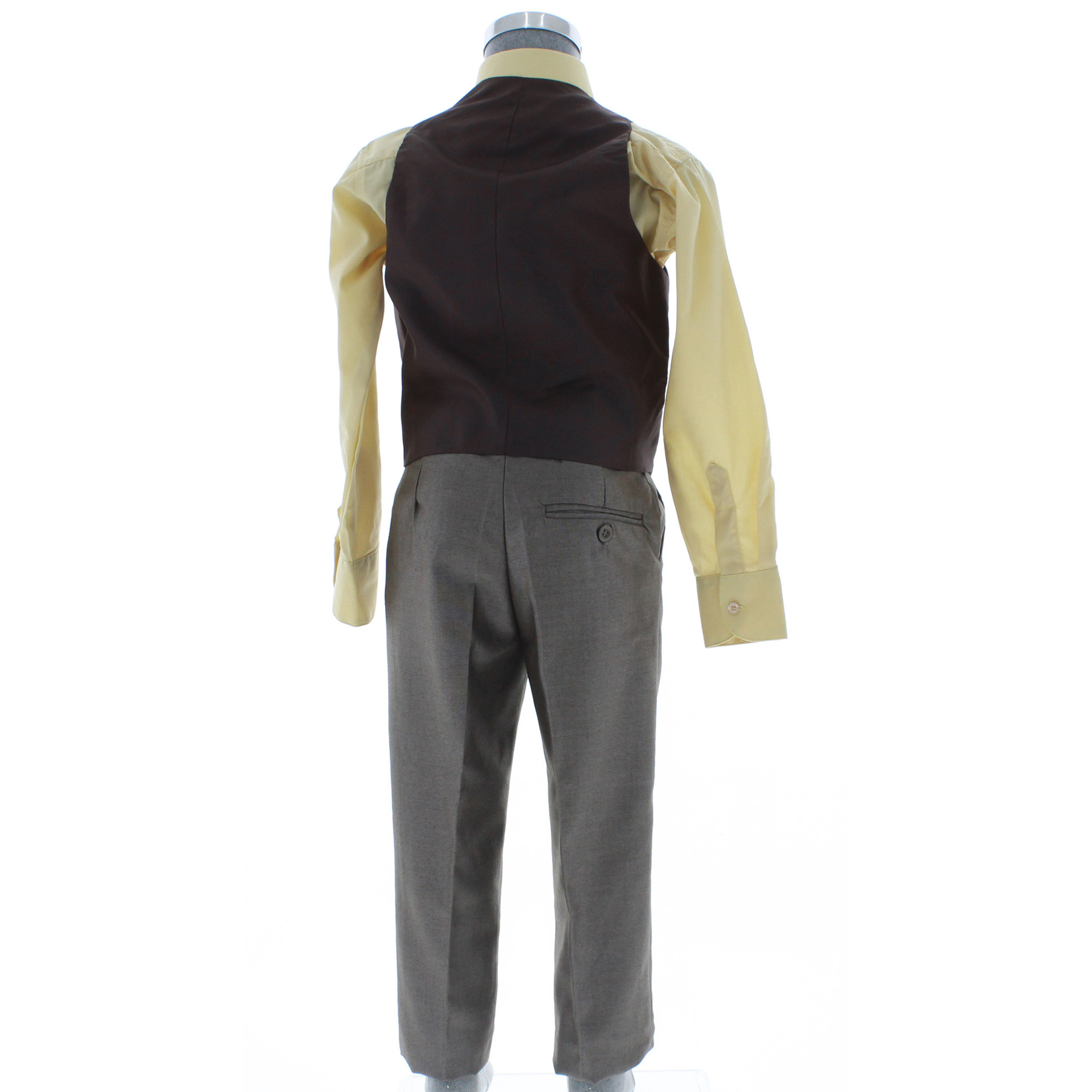 Foto 4 | Traje Para Niño Chicos Olé 2926 Café Formal