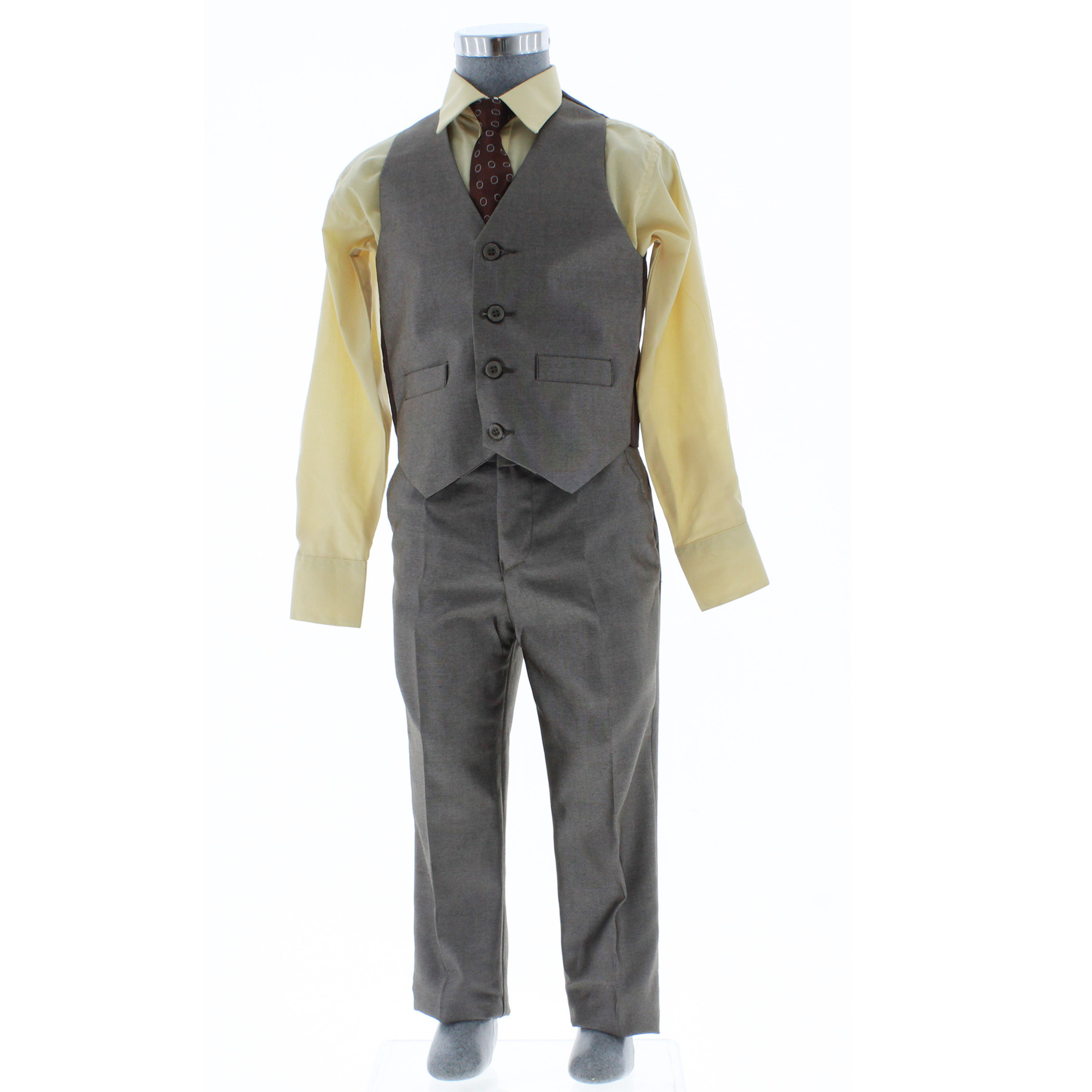 Foto 5 | Traje Para Niño Chicos Olé 2926 Café Formal