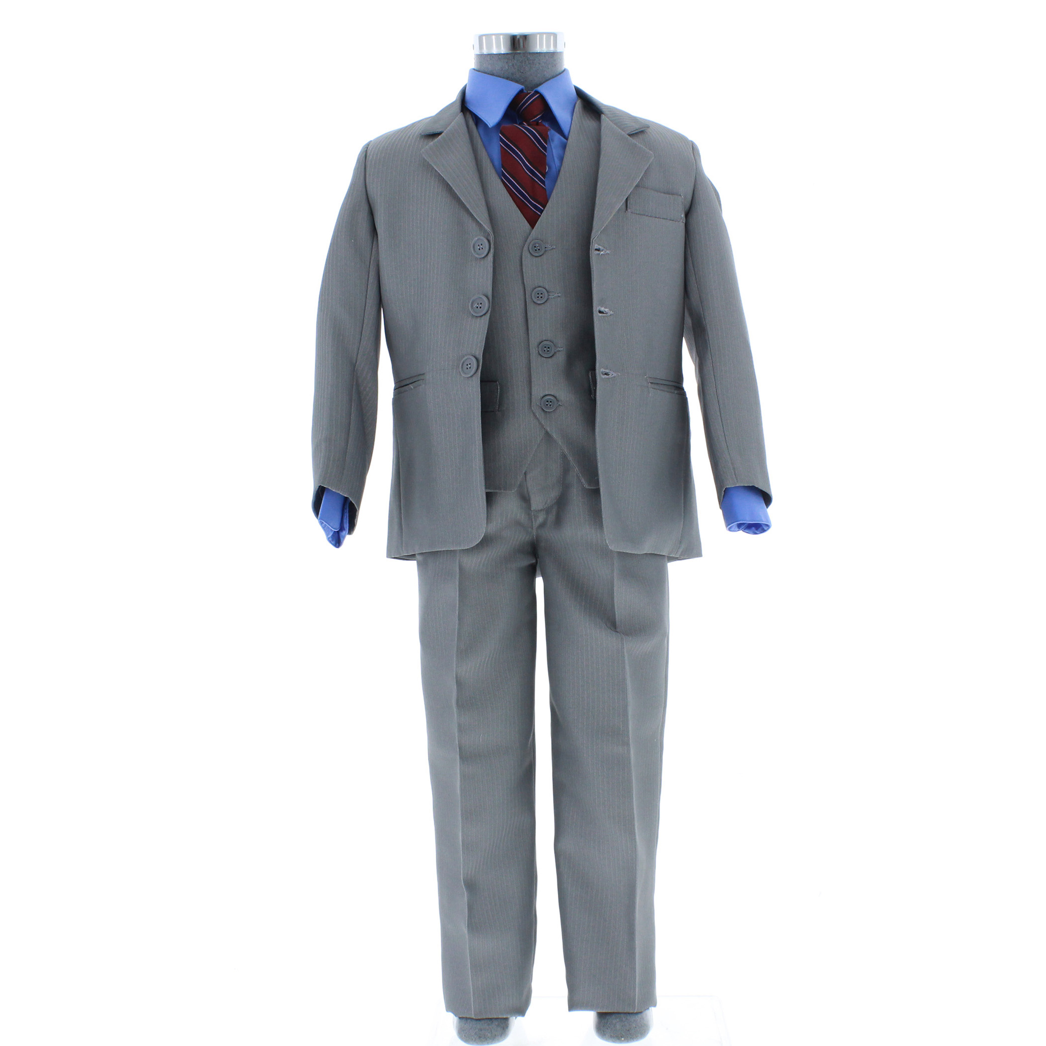 Foto 9 pulgar | Traje Para Niño Chicos Olé 2378 Gris Formal