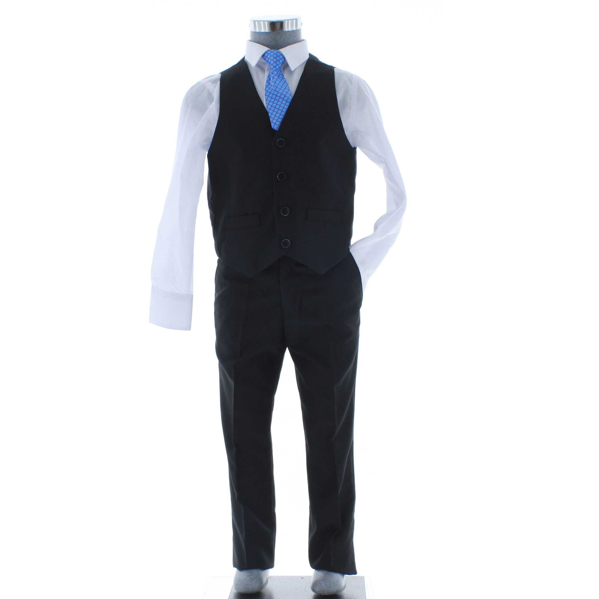 Foto 5 pulgar | Traje Para Niño Chicos Olé 2387 Negro Formal