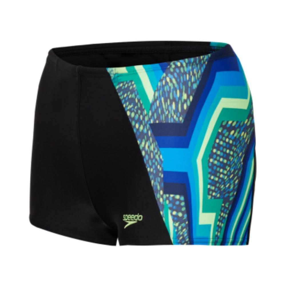 Short Speedo Natacion Digital Pamel Jr Para Niños 811732c-794 Negro