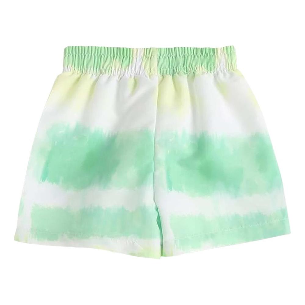 Traje De Baño Para Bebe Niño Estilo Short Boxer Color Verde